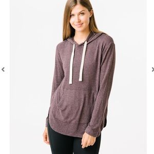 Zyia Sarsaparilla Pocket Boyfriend Hoodie (XL)